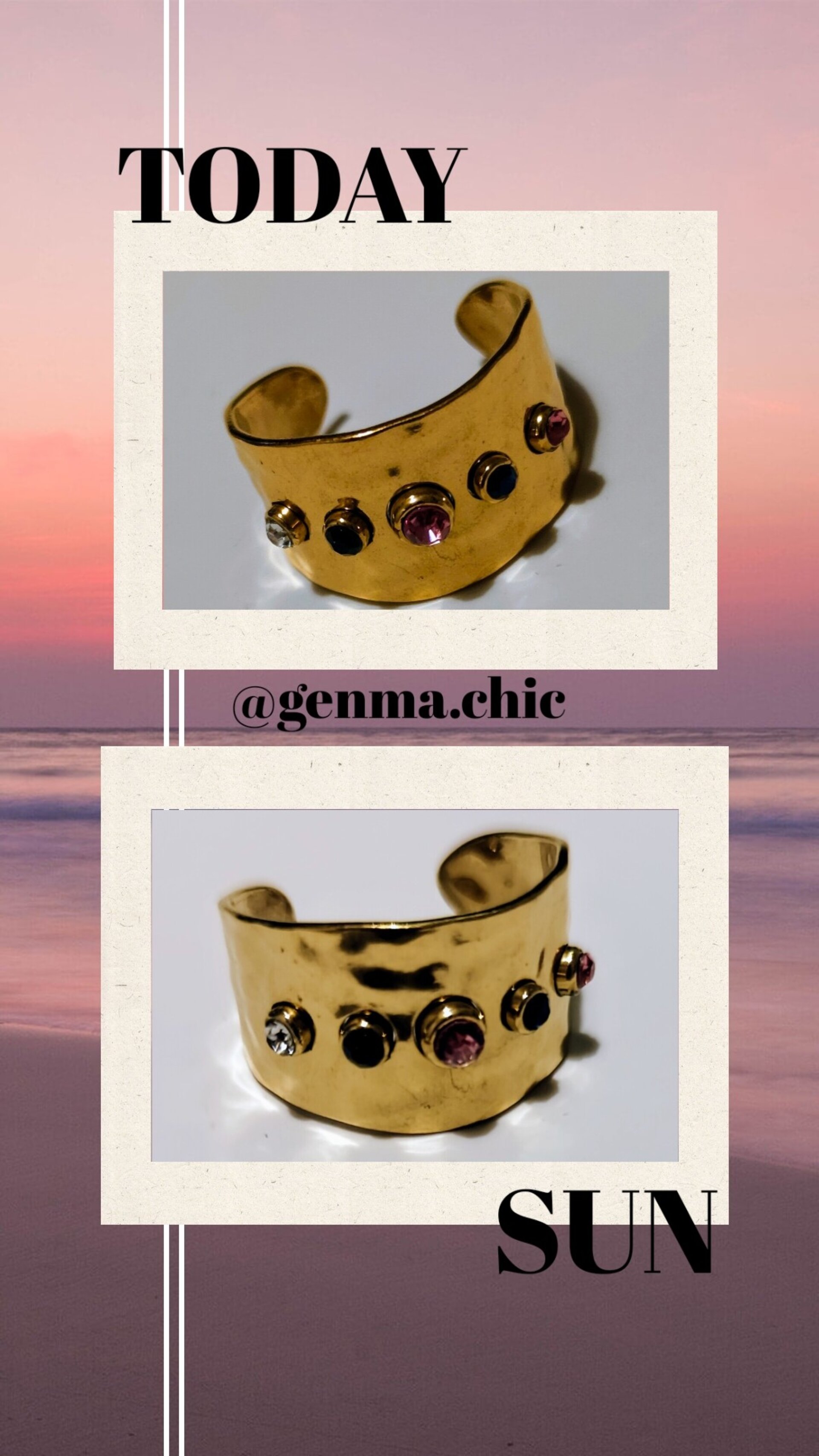 ANILLO CRISTALES DE COLORES - 2