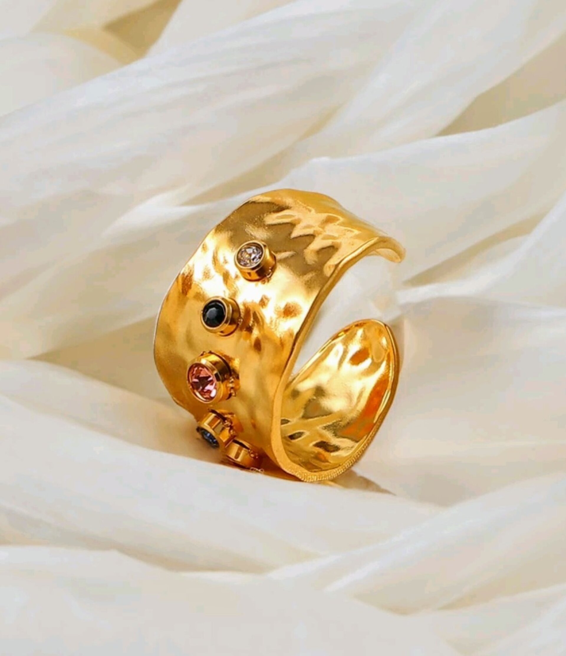 ANILLO CRISTALES DE COLORES - 4
