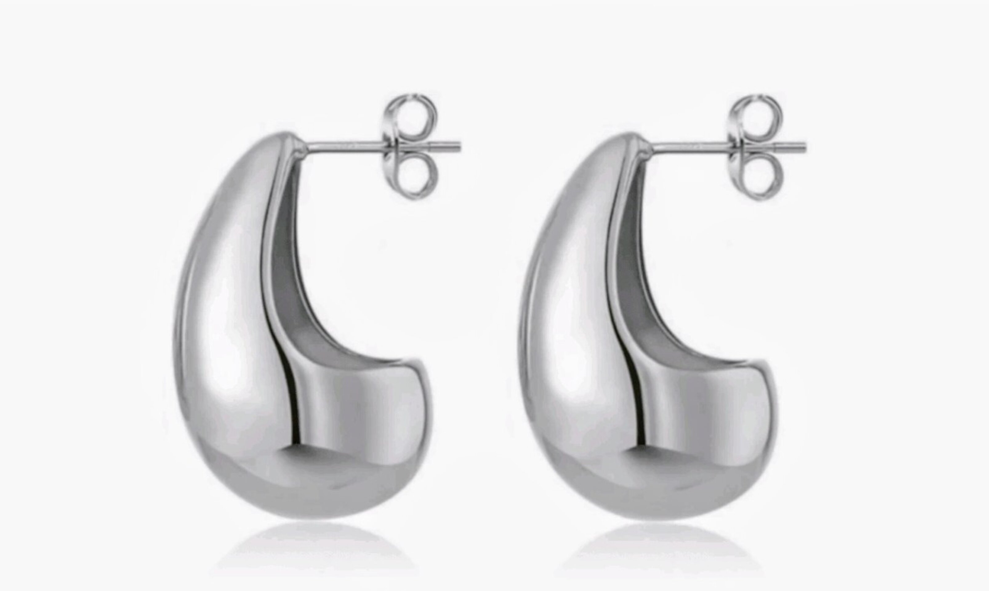PENDIENTES GOTA PLATA - 2