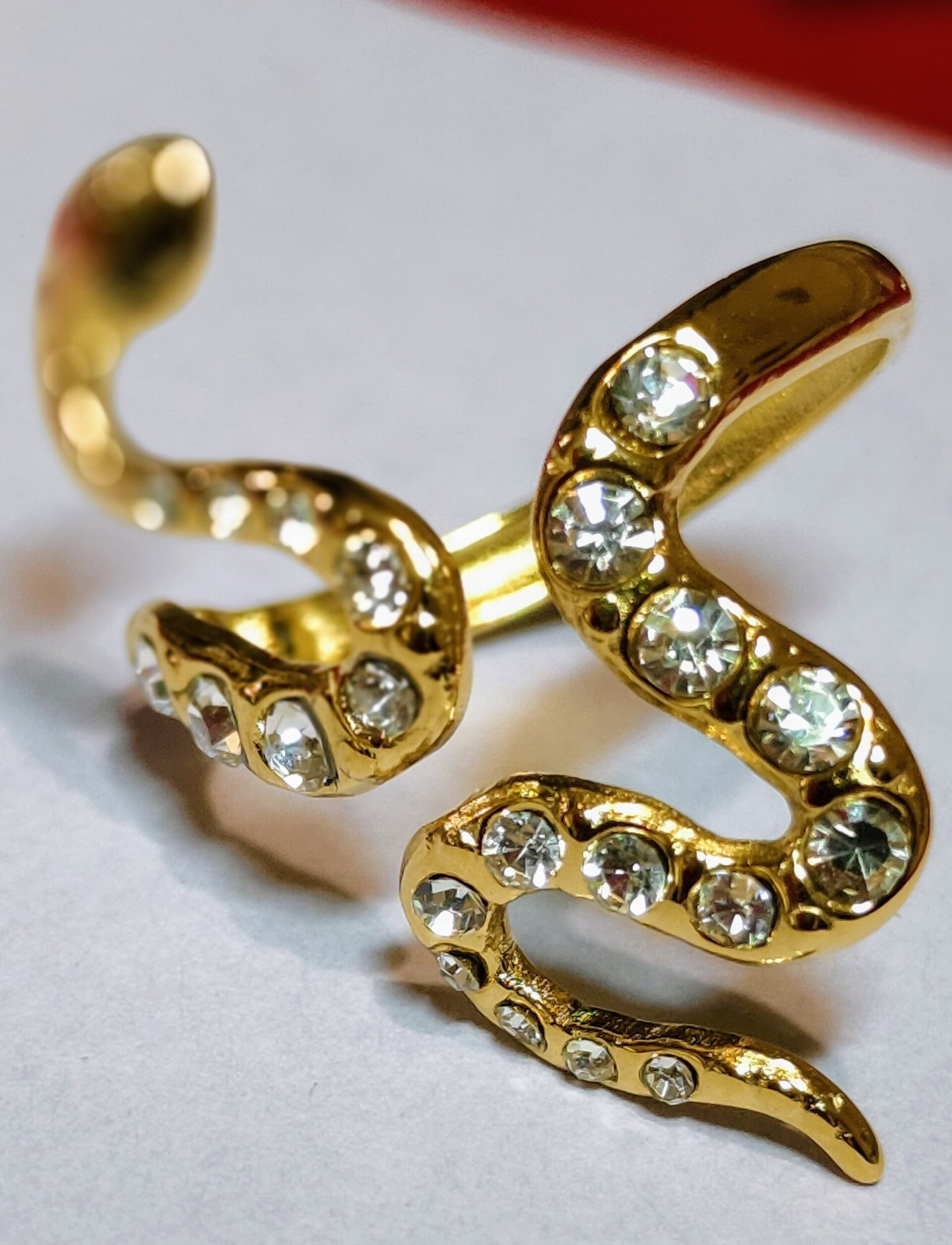 ANILLO SERPIENTE CRISTAL - 3